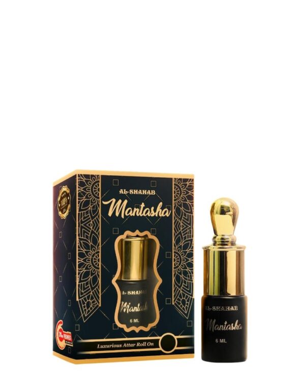 Enjoy a refreshing and elegant fragrance with AL-SHAHAB Mantasha Attar, specially designed for those who prefer a modern perfume-style fragrance profile. The scent opens with fresh clean notes, blends into smooth aromatic accords, and settles into soft musky undertones that create a sophisticated and long-lasting impression. Its concentrated alcohol-free perfume oil formula provides lasting freshness with just a small application. The compact roll-on bottle allows easy and precise use anytime, making it ideal for office wear, daily use, travel, and special occasions. 🌸 Fragrance Profile Modern Perfume-Like Aroma Smooth & Elegant Fragrance Fresh Clean Notes Long Lasting Freshness 🌟 Fragrance Notes Top Notes: Fresh Citrus & Clean Opening Heart Notes: Aromatic & Soft Floral Accords Base Notes: Gentle Musk & Warm Undertones
