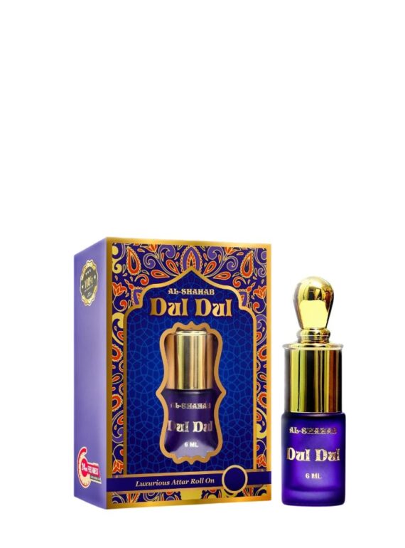 AL-SHAHAB Dul Dul Attar 6ml | Fresh Light Soft Alcohol-Free Attar Perfume Oil | Long Lasting Roll On Fragrance for Men & Women