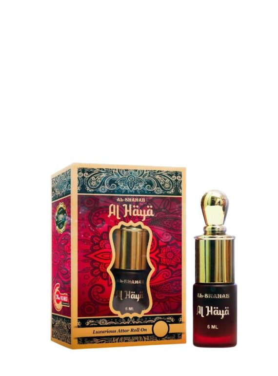 AL-SHAHAB Al Haya Attar 6ml | Alcohol-Free Long Lasting Attar Perfume Oil | Premium Roll On Fragrance for Men & Women