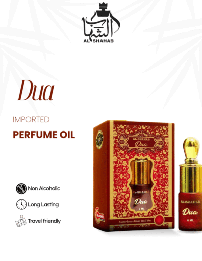 AL-SHAHAB Dua Attar 6ml | Fruity Soft Alcohol-Free Attar Perfume Oil | Long Lasting Roll On Fragrance for Men & Women