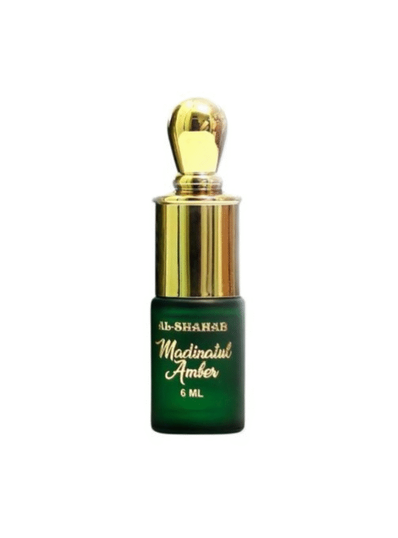 Enjoy a soft and elegant fragrance with AL-SHAHAB Madinatul Amber Attar, specially designed for those who prefer a light amber fragrance profile. The scent opens with smooth warm notes, blends into soft amber accords, and settles into gentle musky undertones that create a calm and sophisticated aroma. Its concentrated alcohol-free perfume oil formula provides long-lasting freshness with just a small application. The compact roll-on bottle allows easy and precise use anytime, making it ideal for office wear, daily use, travel, and special occasions. ✨ Fragrance Profile Light Amber Aroma Smooth Warm Notes Soft Elegant Fragrance Long Lasting Freshness 🌟 Fragrance Notes Top Notes: Warm & Smooth Opening Heart Notes: Soft Amber & Aromatic Accords Base Notes: Gentle Musk & Warm Undertone