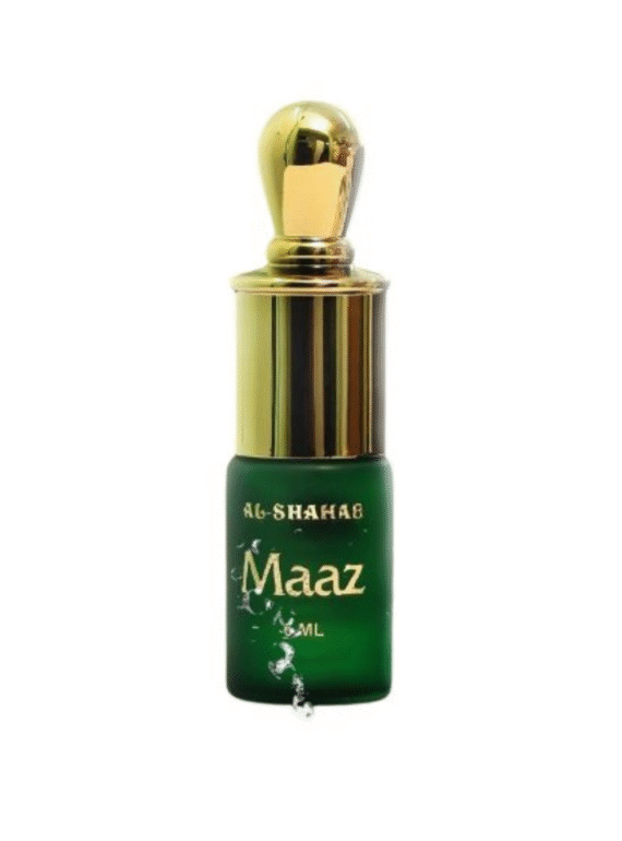 Experience a fresh and elegant fragrance with AL-SHAHAB Maaz Attar, specially designed for those who enjoy a soft and fruity fragrance profile. The scent opens with juicy fruity notes, blends into smooth aromatic accords, and settles into gentle musky undertones that create a light and pleasant aroma. Its concentrated alcohol-free perfume oil formula provides long-lasting freshness with just a small application. The compact roll-on bottle allows easy and precise use anytime, making it ideal for office wear, daily use, travel, and casual occasions. 🍓 Fragrance Profile Soft Fruity Aroma Smooth & Fresh Fragrance Light Elegant Notes Long Lasting Freshness 🌟 Fragrance Notes Top Notes: Juicy Fruits & Fresh Opening Heart Notes: Soft Aromatic & Smooth Accords Base Notes: Gentle Musk & Warm Undertones