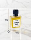 AL-SHAHAB Arabian Oud Perfume 50ml | Sweet Amber Oudy Long Lasting Fragrance | Eau de Parfum for Men & Women | High Concentration (Approx. 50% Perfume Oil)