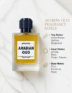 AL-SHAHAB Arabian Oud Perfume 50ml | Sweet Amber Oudy Long Lasting Fragrance | Eau de Parfum for Men & Women | High Concentration (Approx. 50% Perfume Oil)