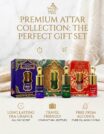 Discover a unique fragrance experience with the AL-SHAHAB 3 in 1 Attar Combo, featuring Meherbaan Attar, Maaz Attar, and Umar Bin Attar. This premium alcohol-free attar collection offers a variety of fragrance profiles, making it perfect for daily wear, special occasions, and gifting.  Meherbaan Attar delivers a refreshing aquatic and marine fragrance with clean, perfume-like freshness. Maaz Attar offers a soft fruity aroma with smooth and pleasant notes, while Umar Bin Attar combines rich musky and woody