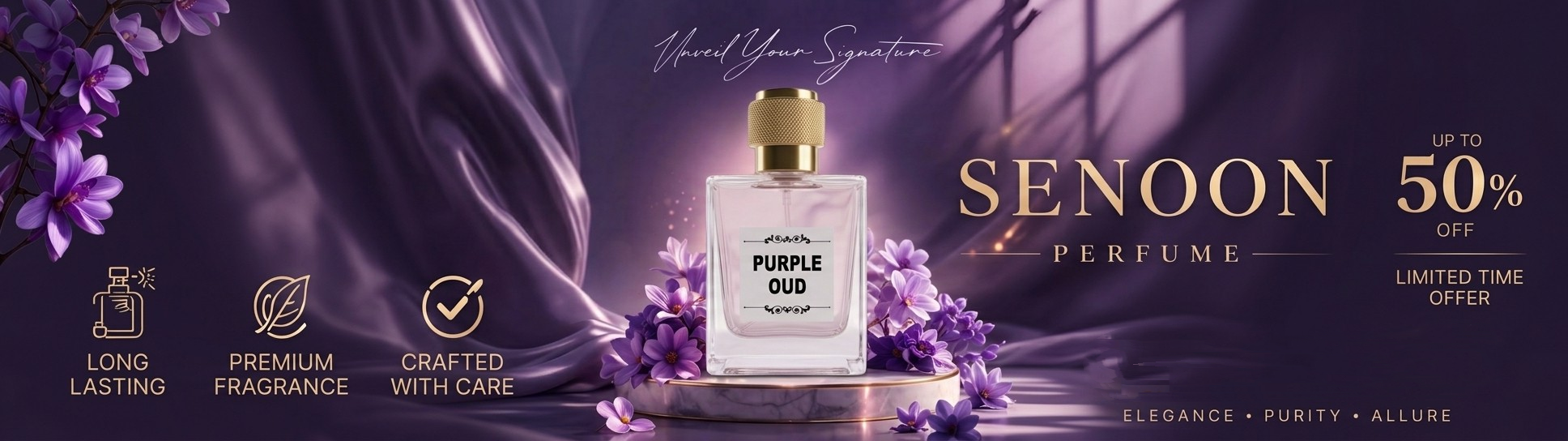 Buy AL-SHAHAB Purple Oud Perfume online. A premium fruity woody fragrance with long-lasting performance, perfect for men and women seeking a fresh yet sophisticated scent.