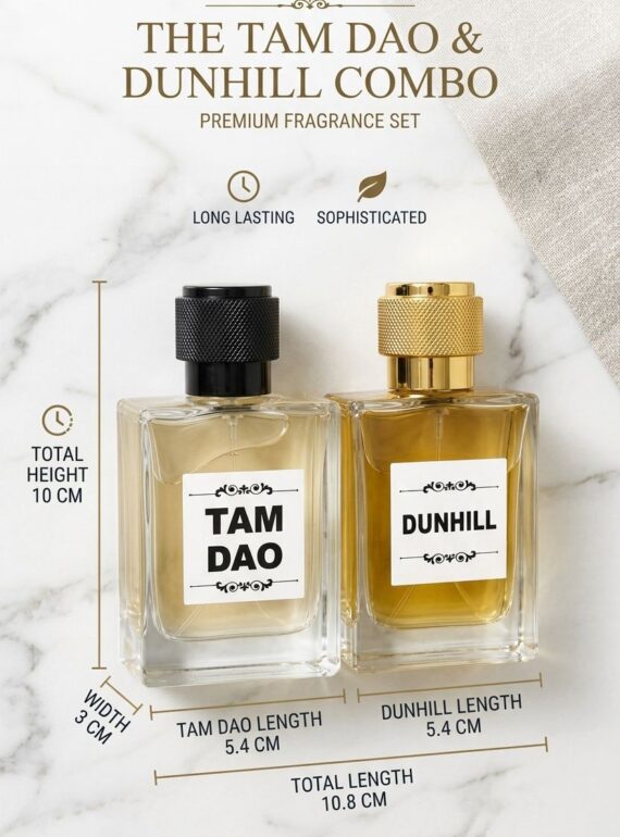 Shop AL-SHAHAB Dunhill & Tam Dao Perfume Combo. A premium fragrance duo featuring fresh woody aromatic and sandalwood musky scents with long-lasting performance for men and women.