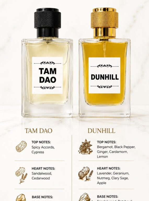 Shop AL-SHAHAB Dunhill & Tam Dao Perfume Combo. A premium fragrance duo featuring fresh woody aromatic and sandalwood musky scents with long-lasting performance for men and women.